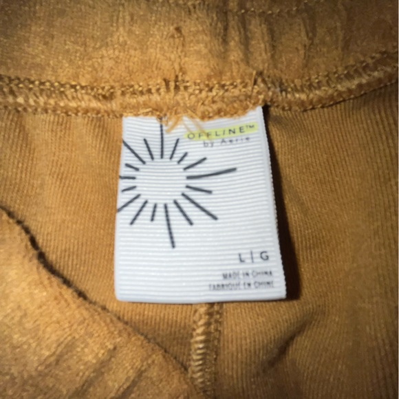 Pants - Aerie Terrycloth Wide Leg Pants